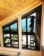 TallBoys Windows cleans windows of waterfront properties
